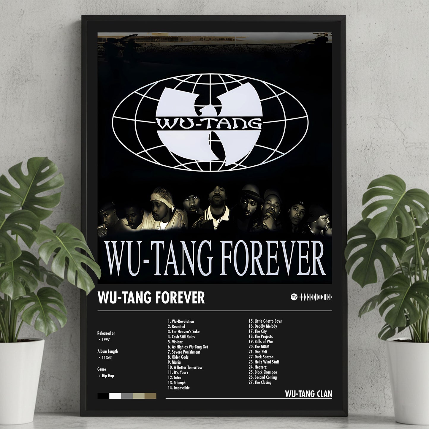 Wu-Tang Clan Album Decor Poster (Digital Download)