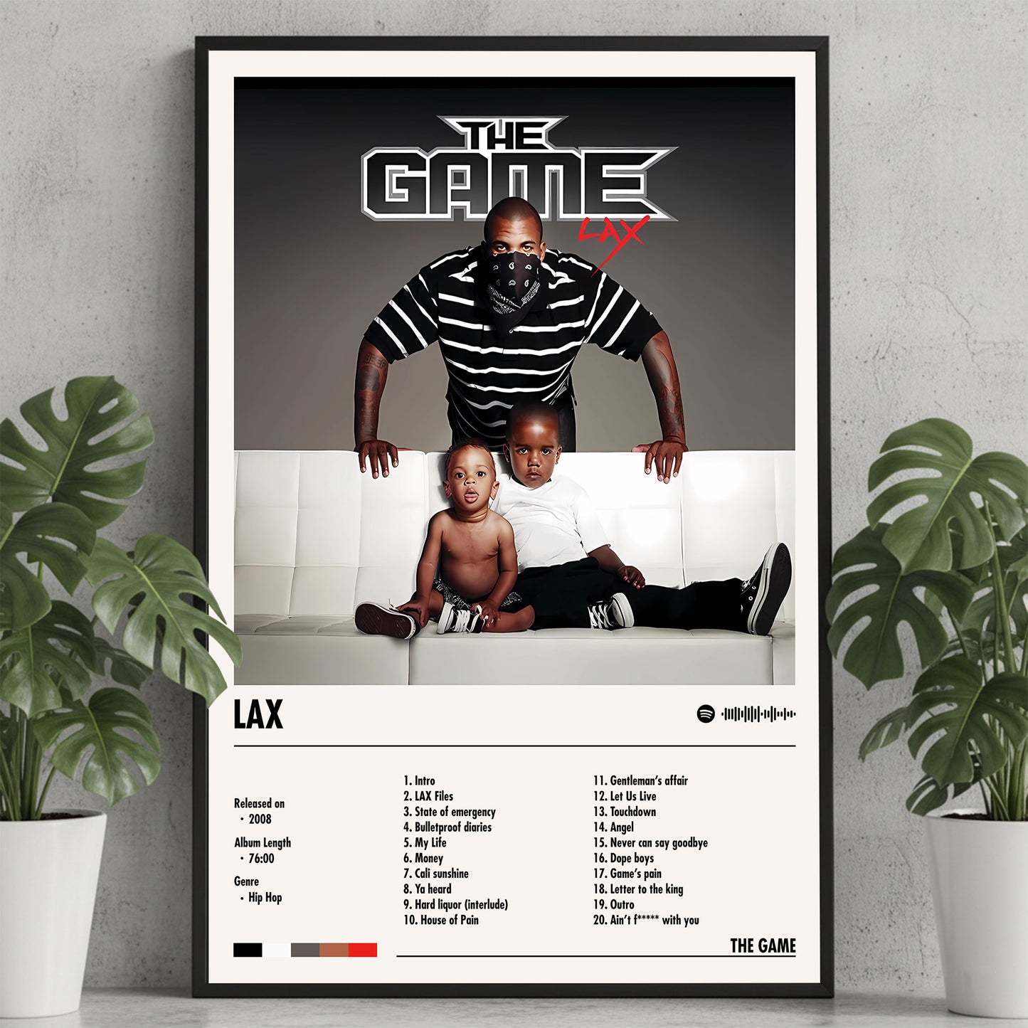 The Game "LAX" Album Decor Poster (Digital Download)
