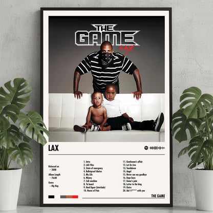 The Game "LAX" Album Decor Poster (Digital Download)