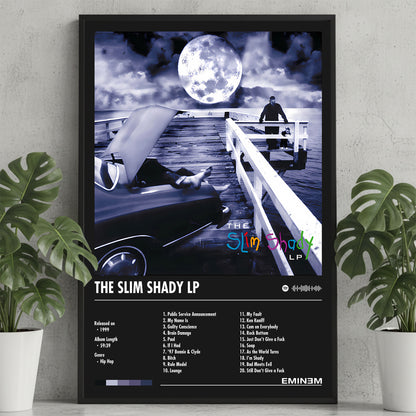 Eminem "Slim Shady LP" Album Decor Poster (Digital Download)