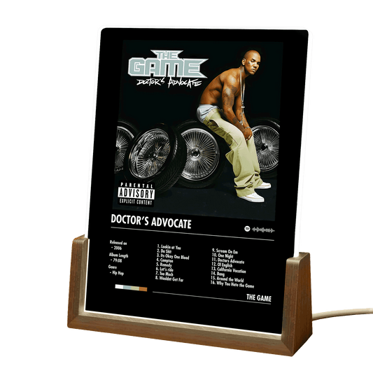 The Game "Doctor's Advocate" Album Decor Acrylic LED Frame