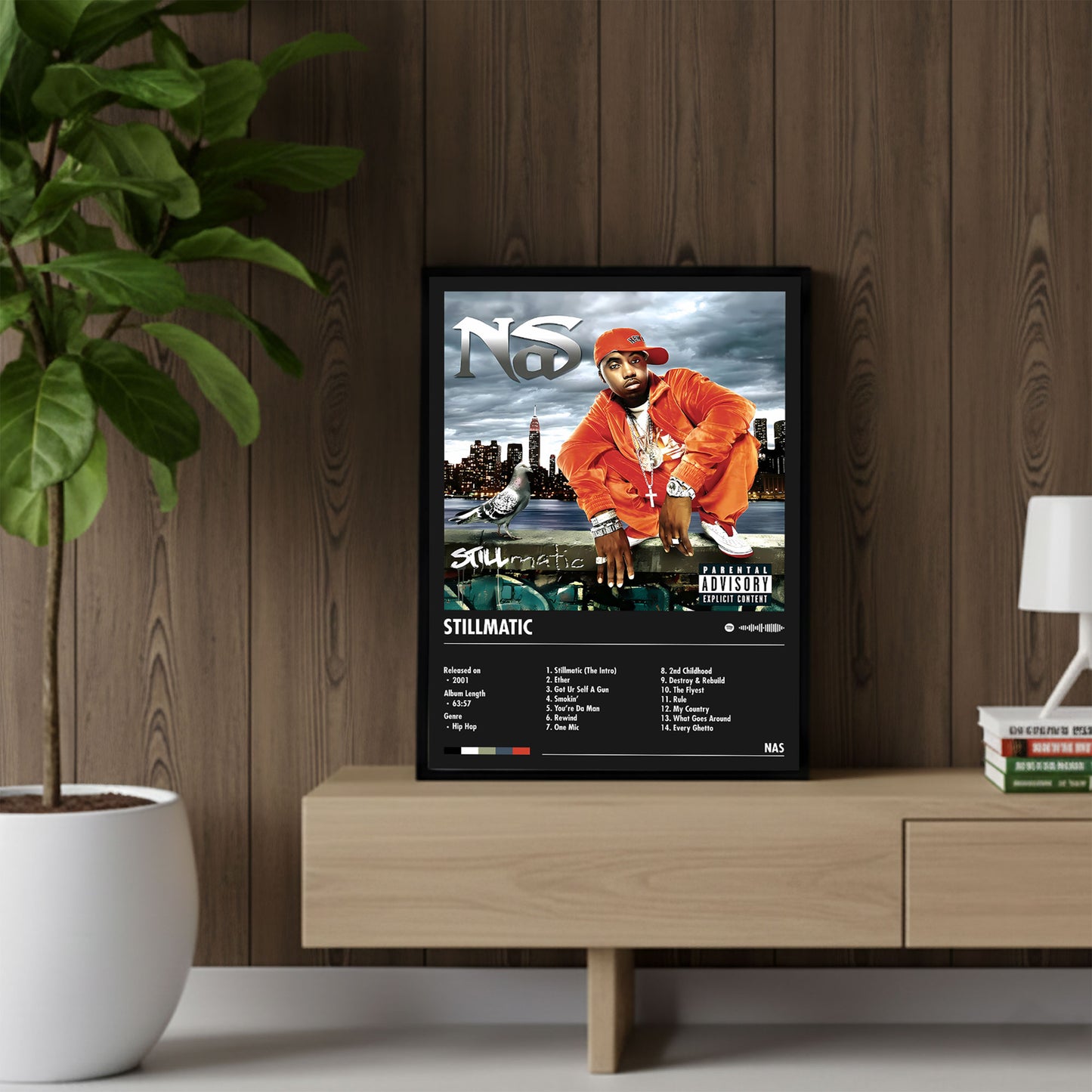 Nas "Stillmatic" Album Decor Poster (Digital Download)