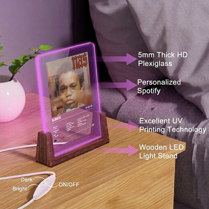 Nas "Illmatic" Album Decor Acrylic LED Frame