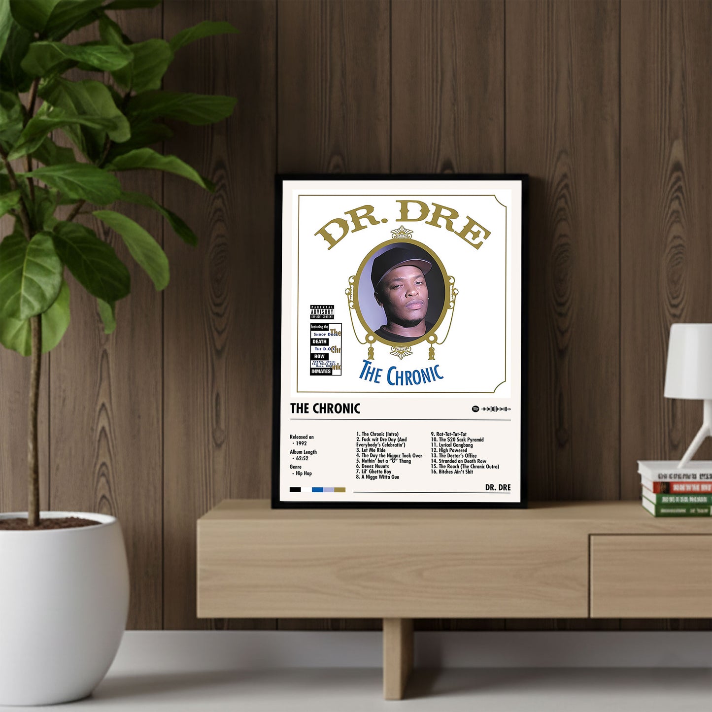 Dr. Dre "The Chronic" Album Decor Poster (Digital Download)