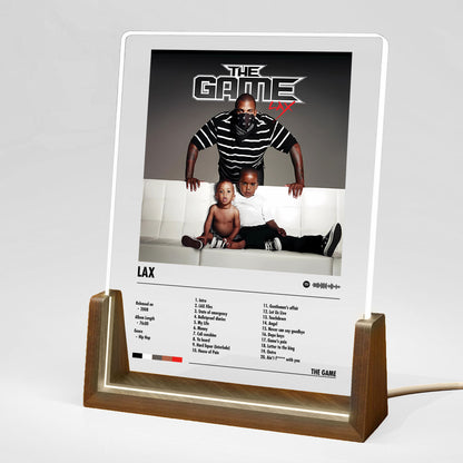 The Game "LAX" Album Decor Acrylic LED Frame