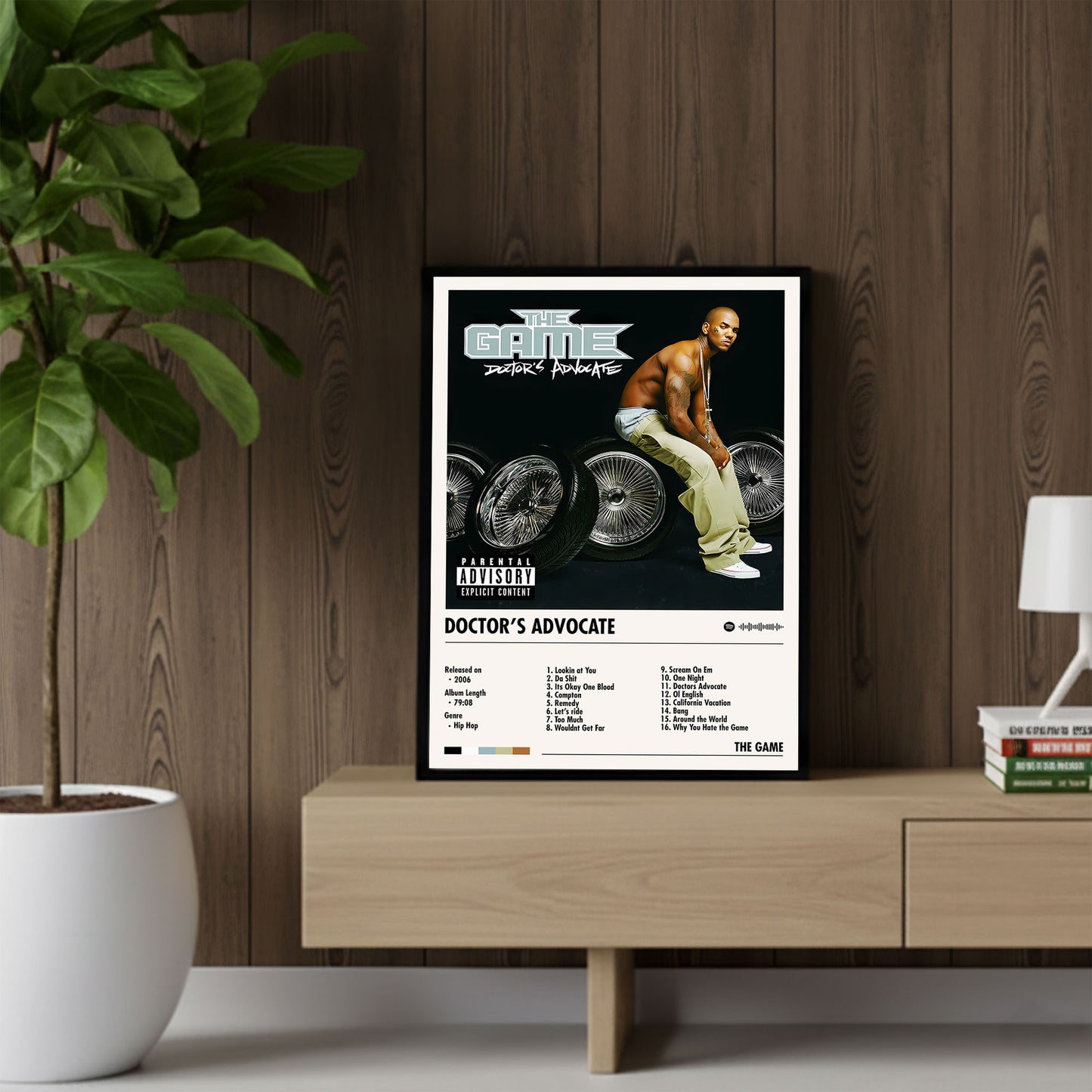 The Game "Doctor's Advocate" Album Decor Poster (Digital Download)