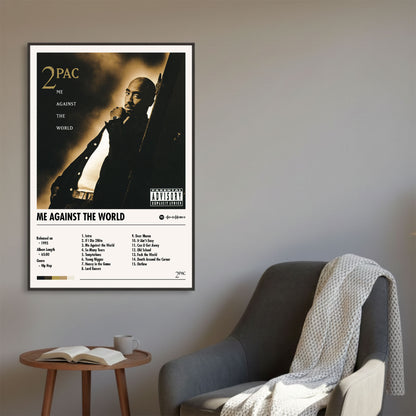 2Pac "Me Against The World" Album Decor Poster (Digital Download)