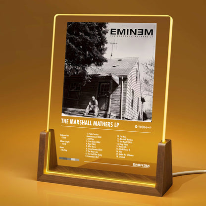 Eminem  "The Marshall Mathers LP" Album Decor Acrylic LED Frame