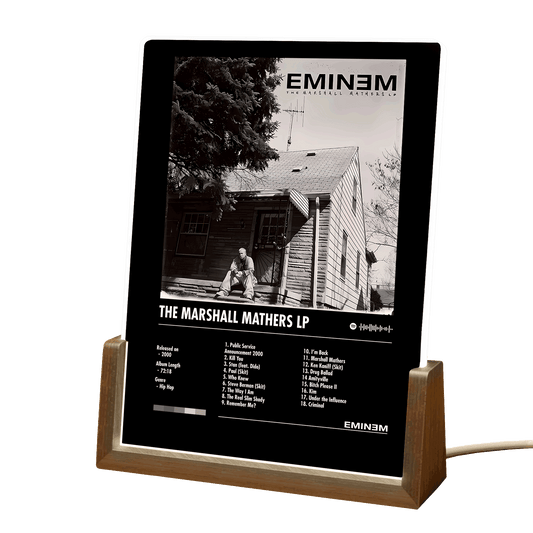 Eminem "The Marshall Mathers LP" Album Decor Acrylic LED Frame