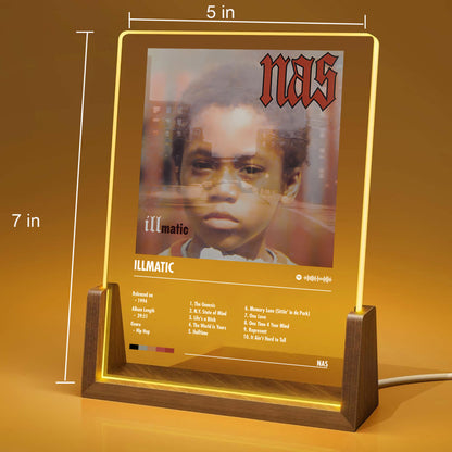 Nas "Illmatic" Album Decor Acrylic LED Frame
