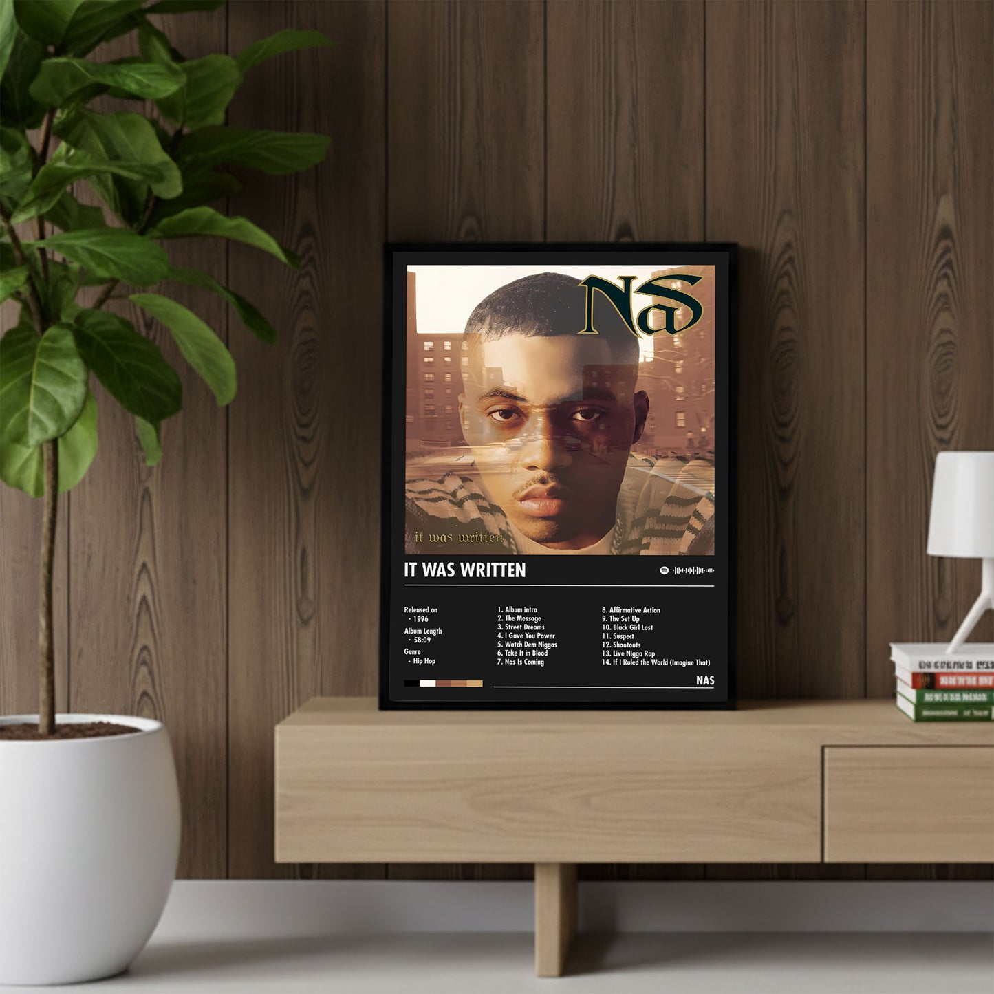 Nas "It Was Written" Album Decor Poster (Digital Download)