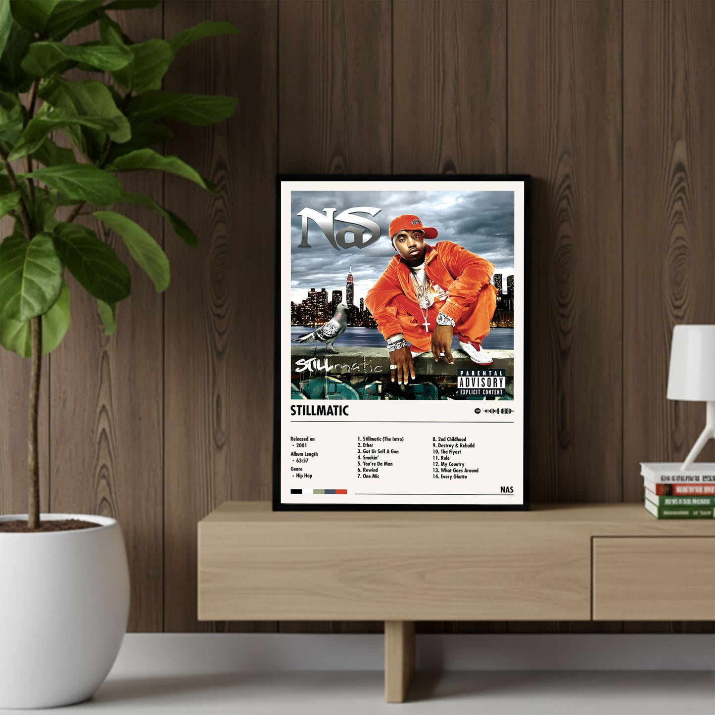 Nas "Stillmatic" Album Decor Poster (Digital Download)