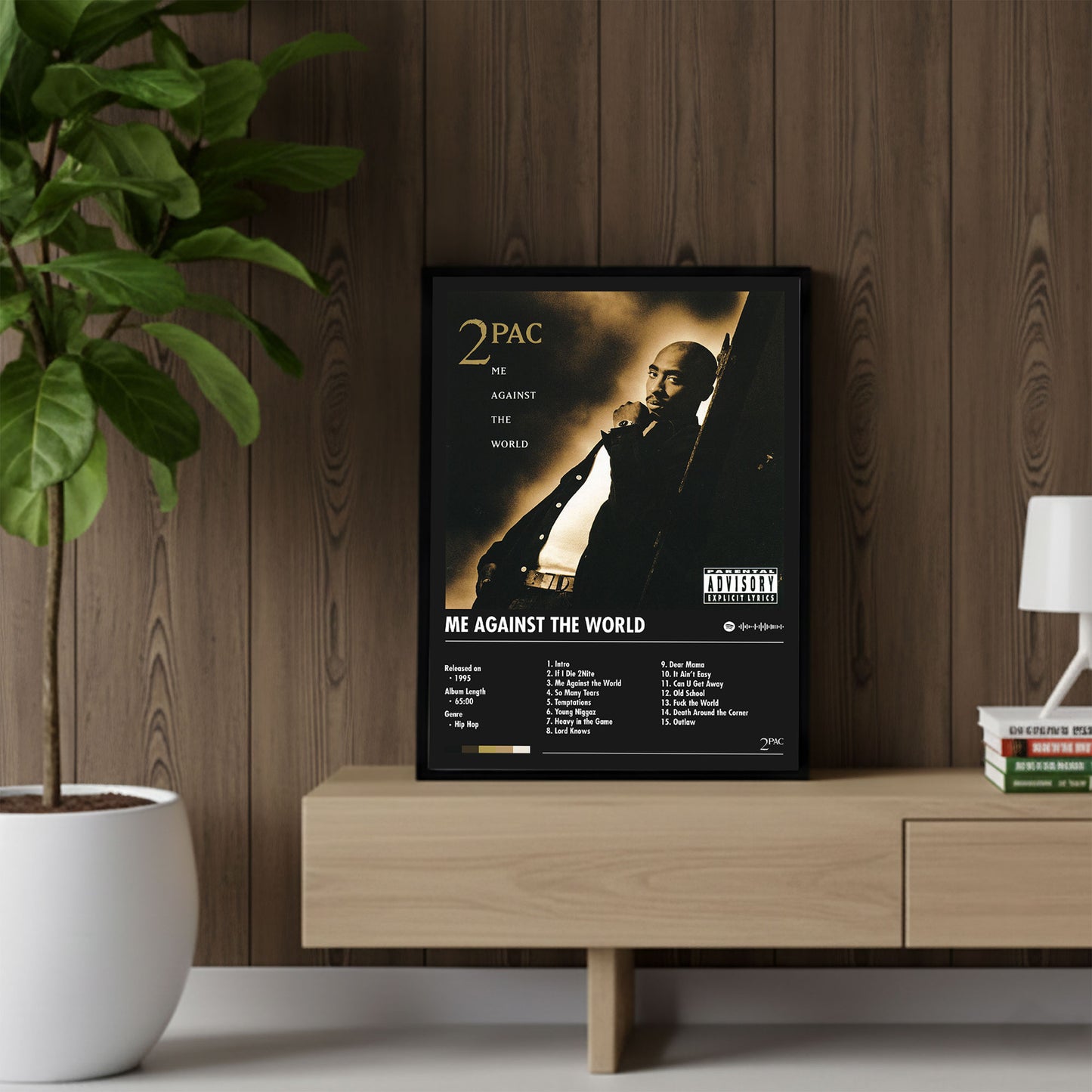 2Pac "Me Against The World" Album Decor Poster (Digital Download)