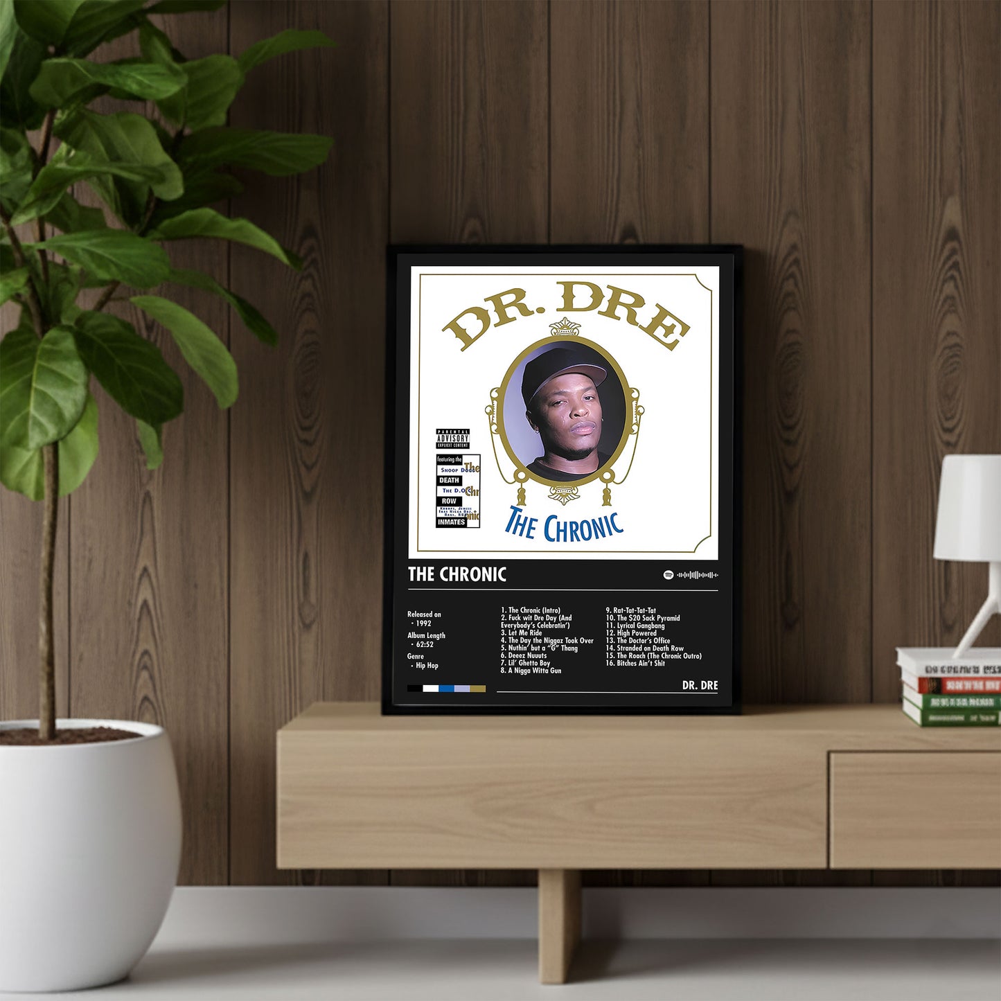 Dr. Dre "The Chronic" Album Decor Poster (Digital Download)