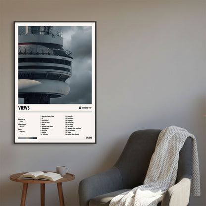 Drake "Views" Album Decor Poster (Digital Download)