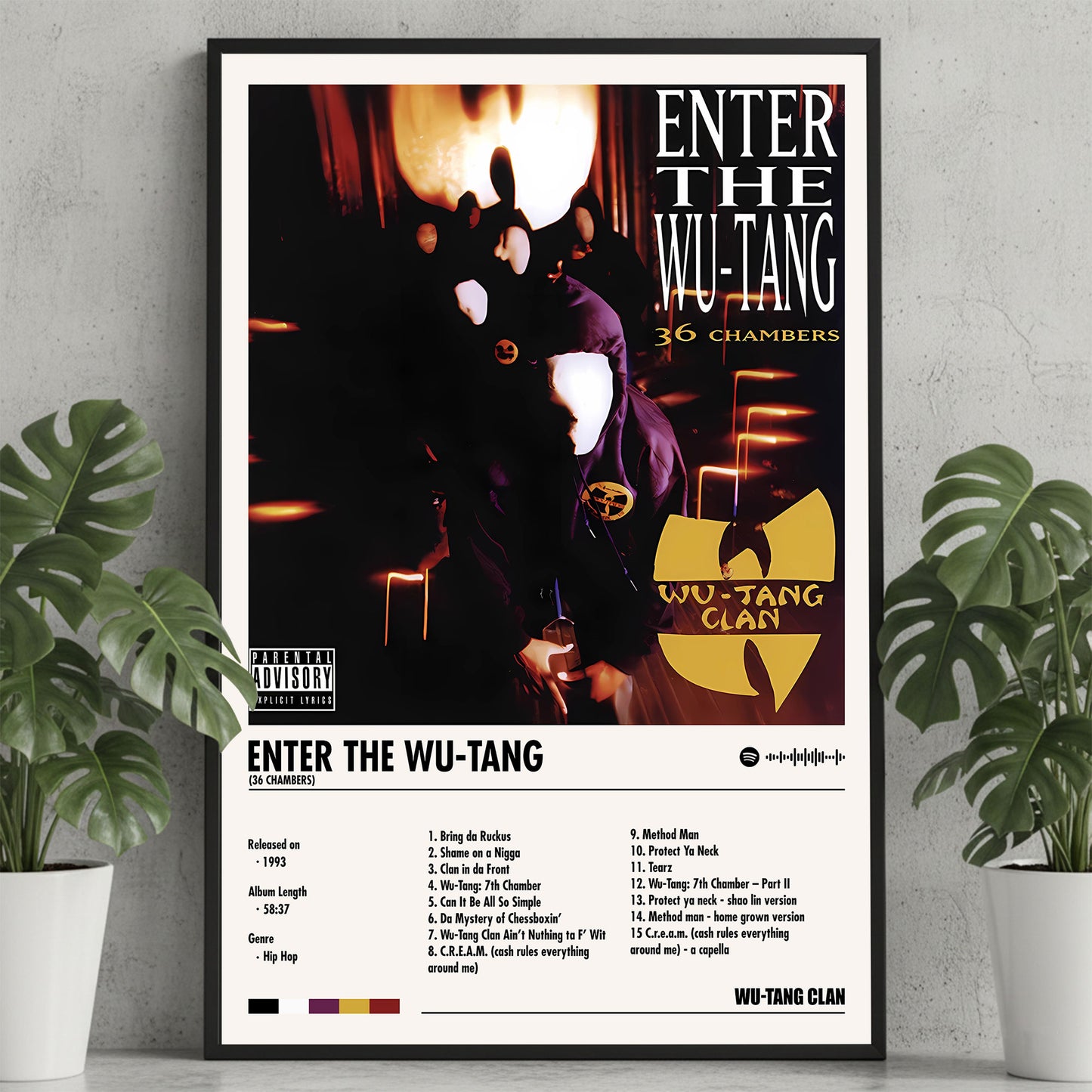 Wu-Tang Clan Album Decor Poster (Digital Download)