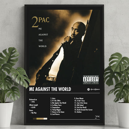 2Pac "Me Against The World" Album Decor Poster (Digital Download)