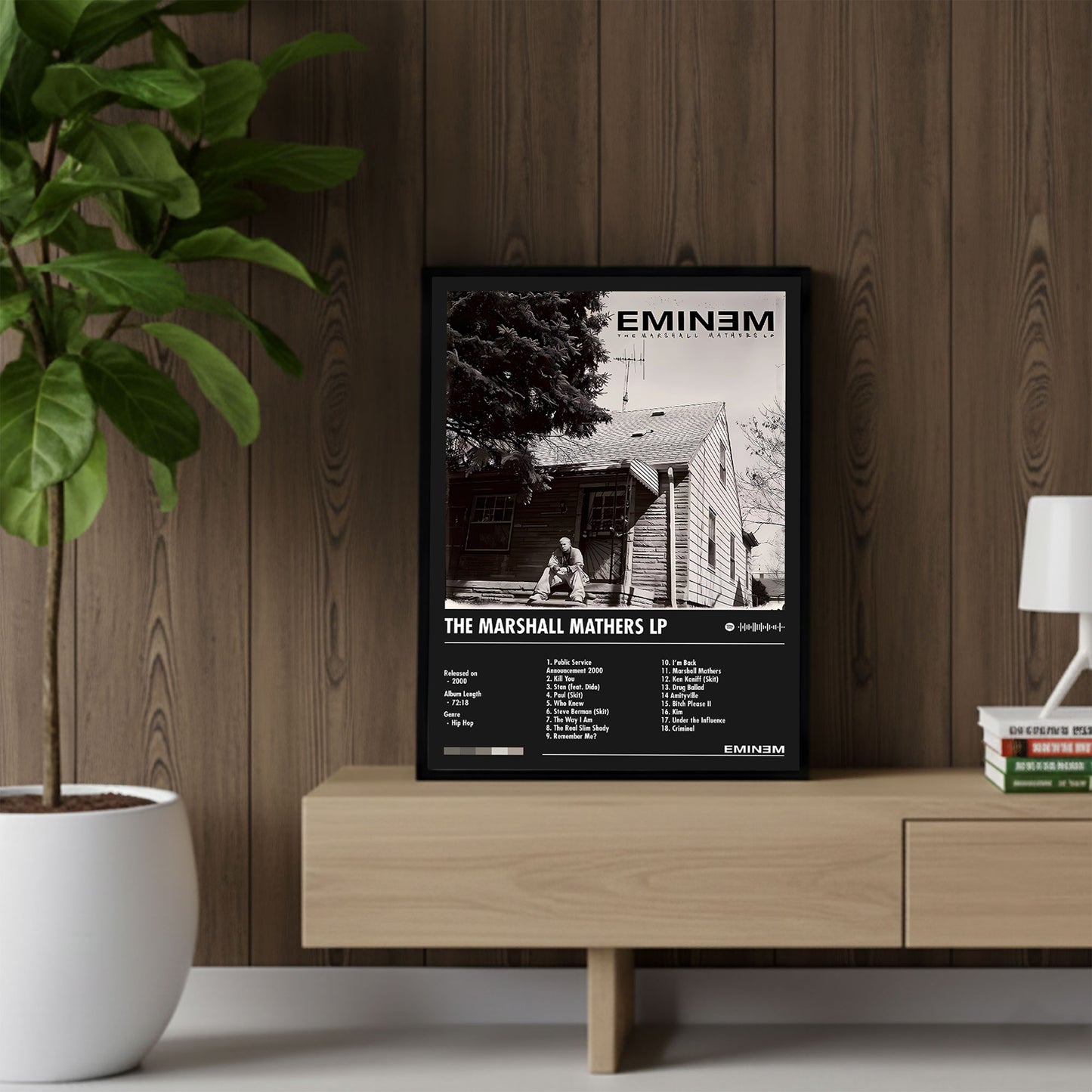 Eminem "The Marshall Mathers LP" Album Decor Poster (Digital Download)