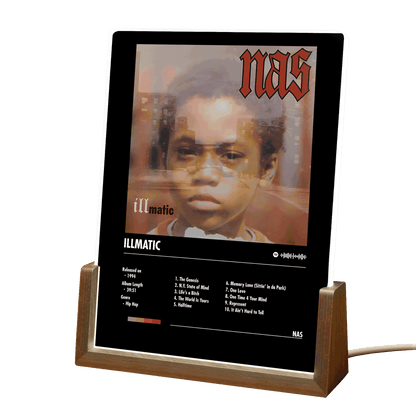 Nas "Illmatic" Album Decor Acrylic LED Frame