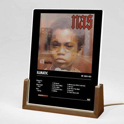 Nas "Illmatic" Album Decor Acrylic LED Frame
