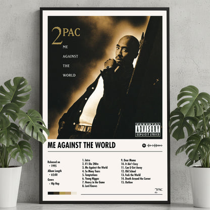 2Pac "Me Against The World" Album Decor Poster (Digital Download)