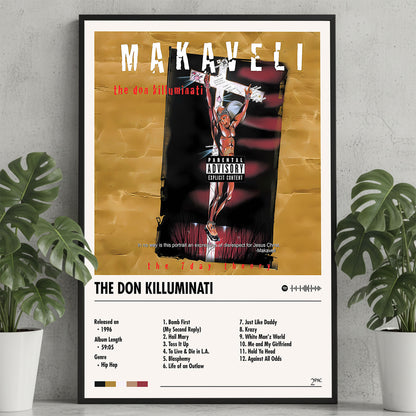 2Pac Makaveli Album Decor Poster (Digital Download)
