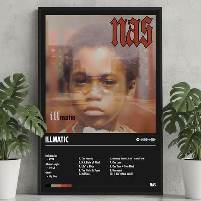 Nas "Illmatic" Album Decor Poster (Digital Download)