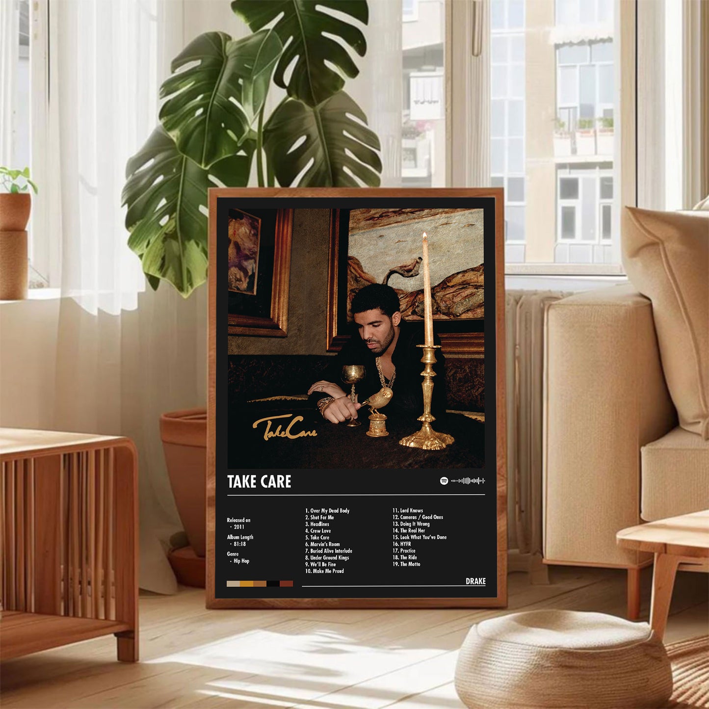 Drake "Take Care" Album Decor Poster (Digital Download)