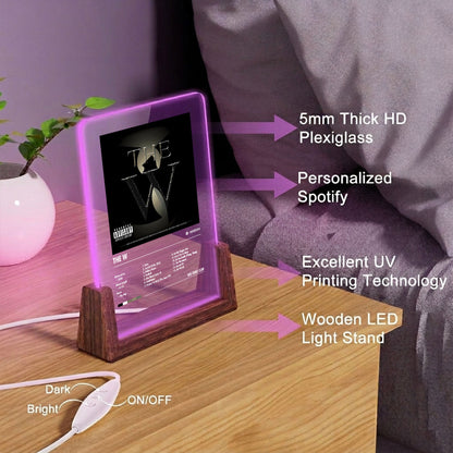 Wu-Tang Clan Album Decor Acrylic LED Frame