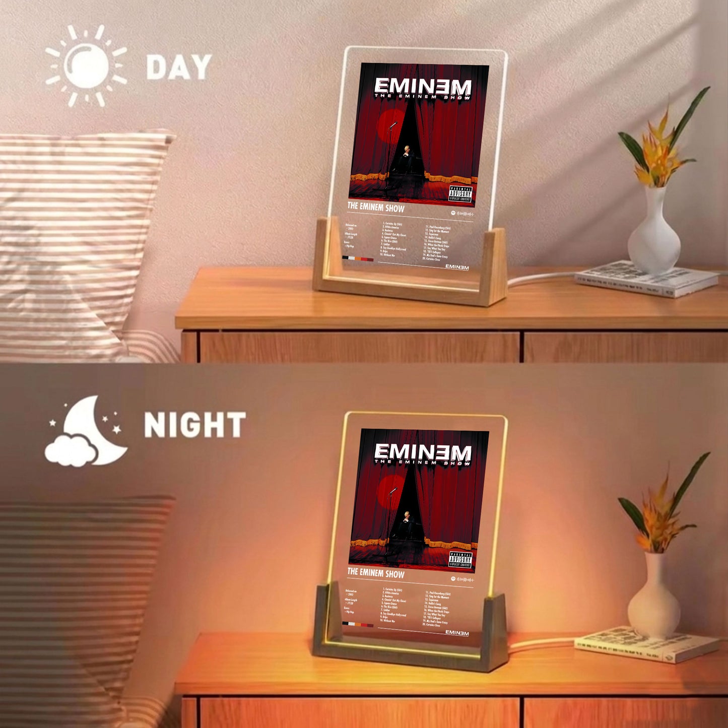 Eminem "The Eminem Show" Album Decor Acrylic LED Frame