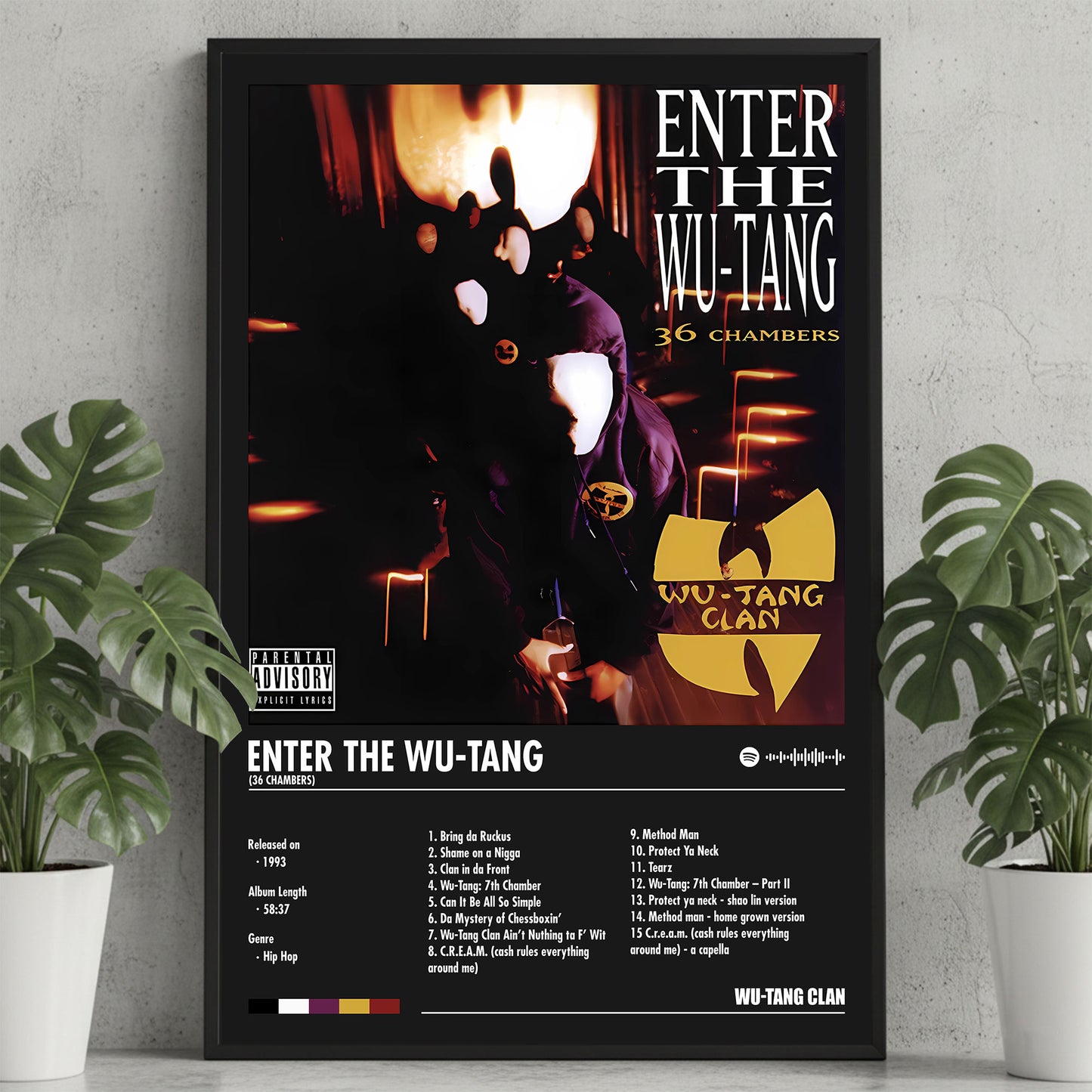 Wu-Tang Clan Album Decor Poster (Digital Download)