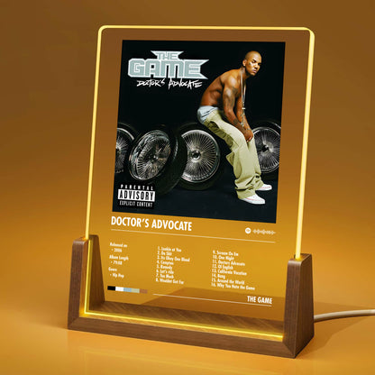 The Game "Doctor's Advocate" Album Decor Acrylic LED Frame