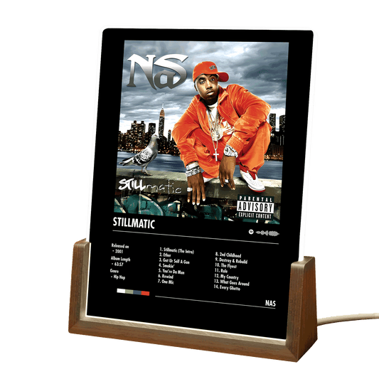 Nas "Stillmatic" Album Decor Acrylic LED Frame