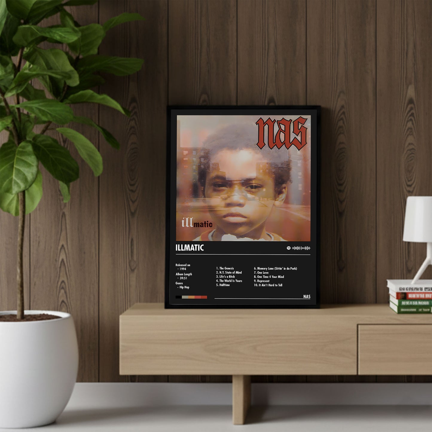 Nas "Illmatic" Album Decor Poster (Digital Download)