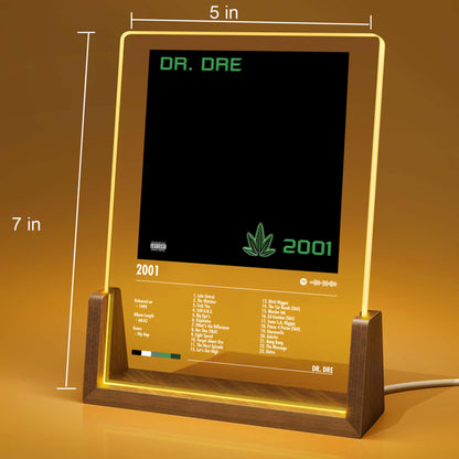 Dr. Dre "2001" Album Decor Acrylic LED Frame