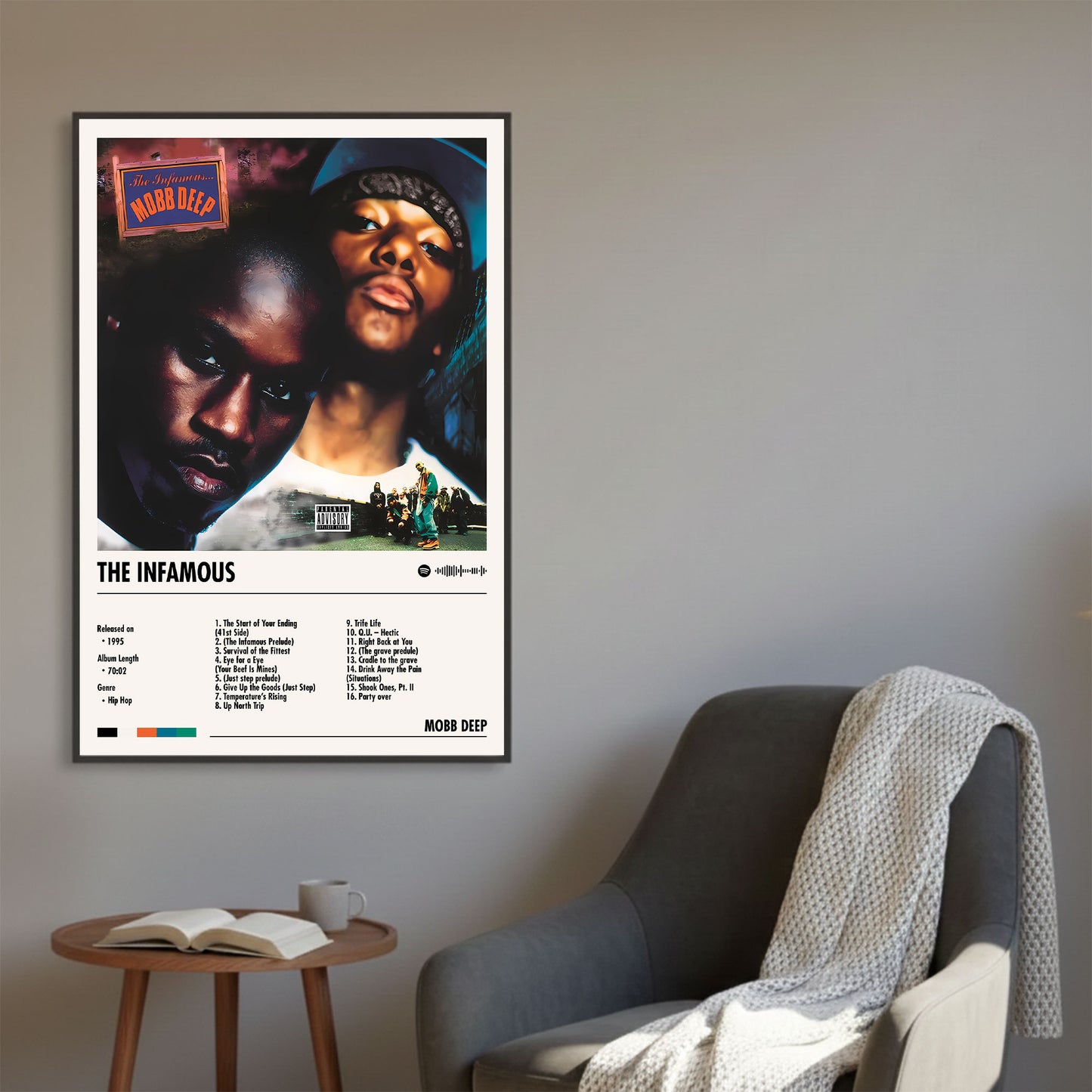 Mobb Deep "The Infamous" Album Decor Poster (Digital Download)