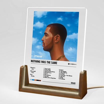 Drake "Nothing Was The Same" Album Decor Acrylic LED Frame