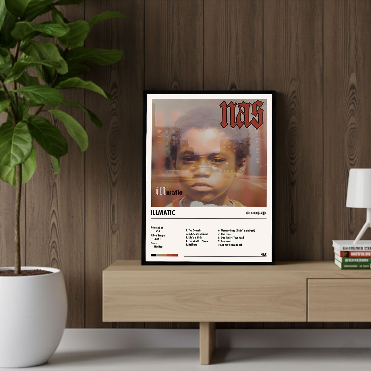 Nas "Illmatic" Album Decor Poster (Digital Download)