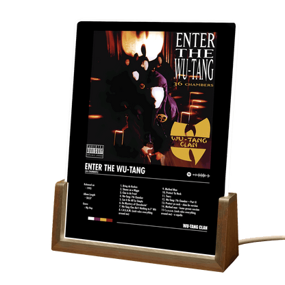 Wu-Tang Clan Album Decor Acrylic LED Frame