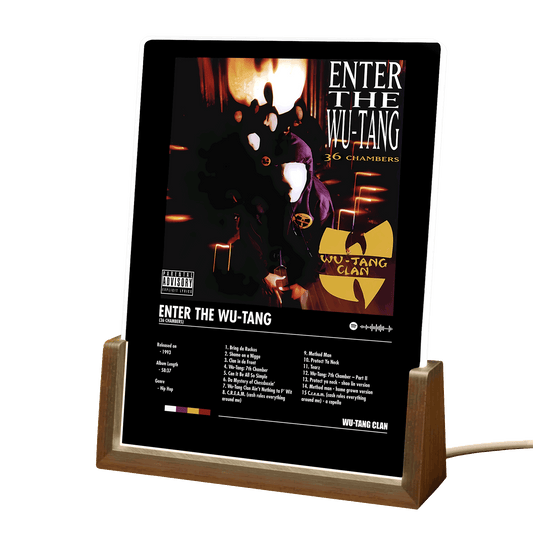 Wu-Tang Clan Album Decor Acrylic LED Frame