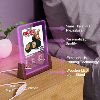 The Game "The Documentary" Album Decor Acrylic LED Frame