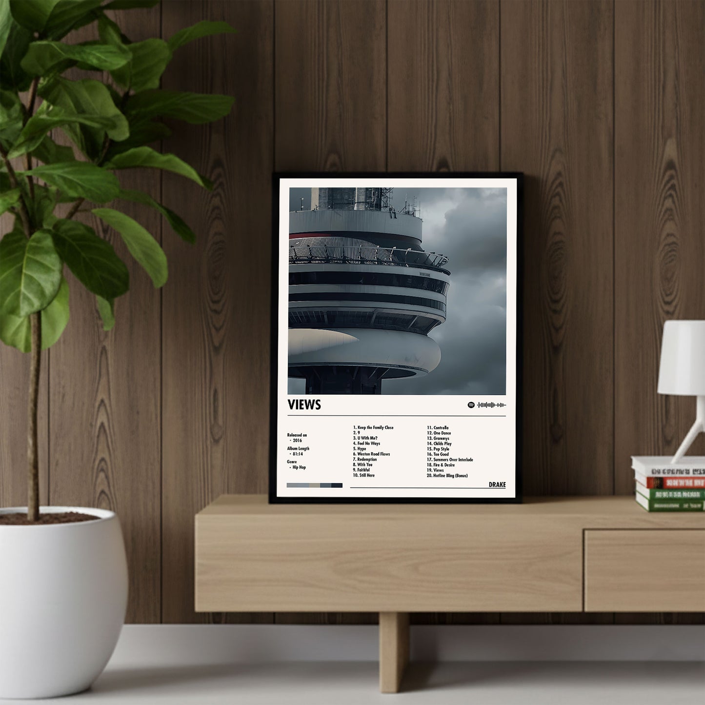 Drake "Views" Album Decor Poster (Digital Download)