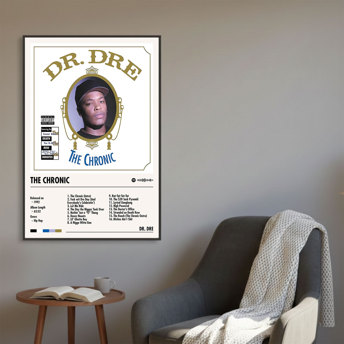 Dr. Dre "The Chronic" Album Decor Poster (Digital Download)