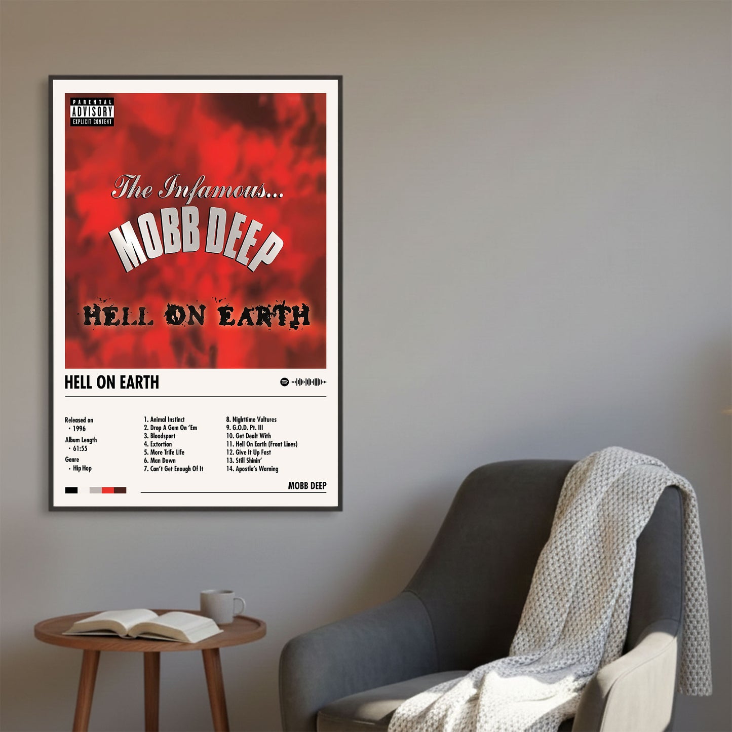 Mobb Deep "Hell on Earth" Album Decor Poster (Digital Download)