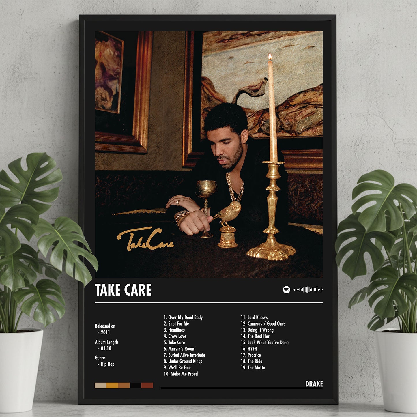 Drake "Take Care" Album Decor Poster (Digital Download)