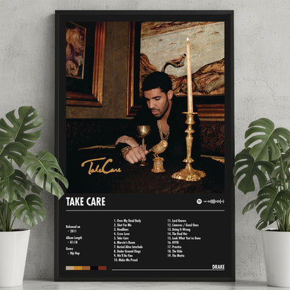 Drake "Take Care" Album Decor Poster (Digital Download)