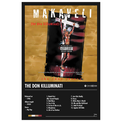 2Pac "Makaveli" Album Decor Poster (Digital Download)