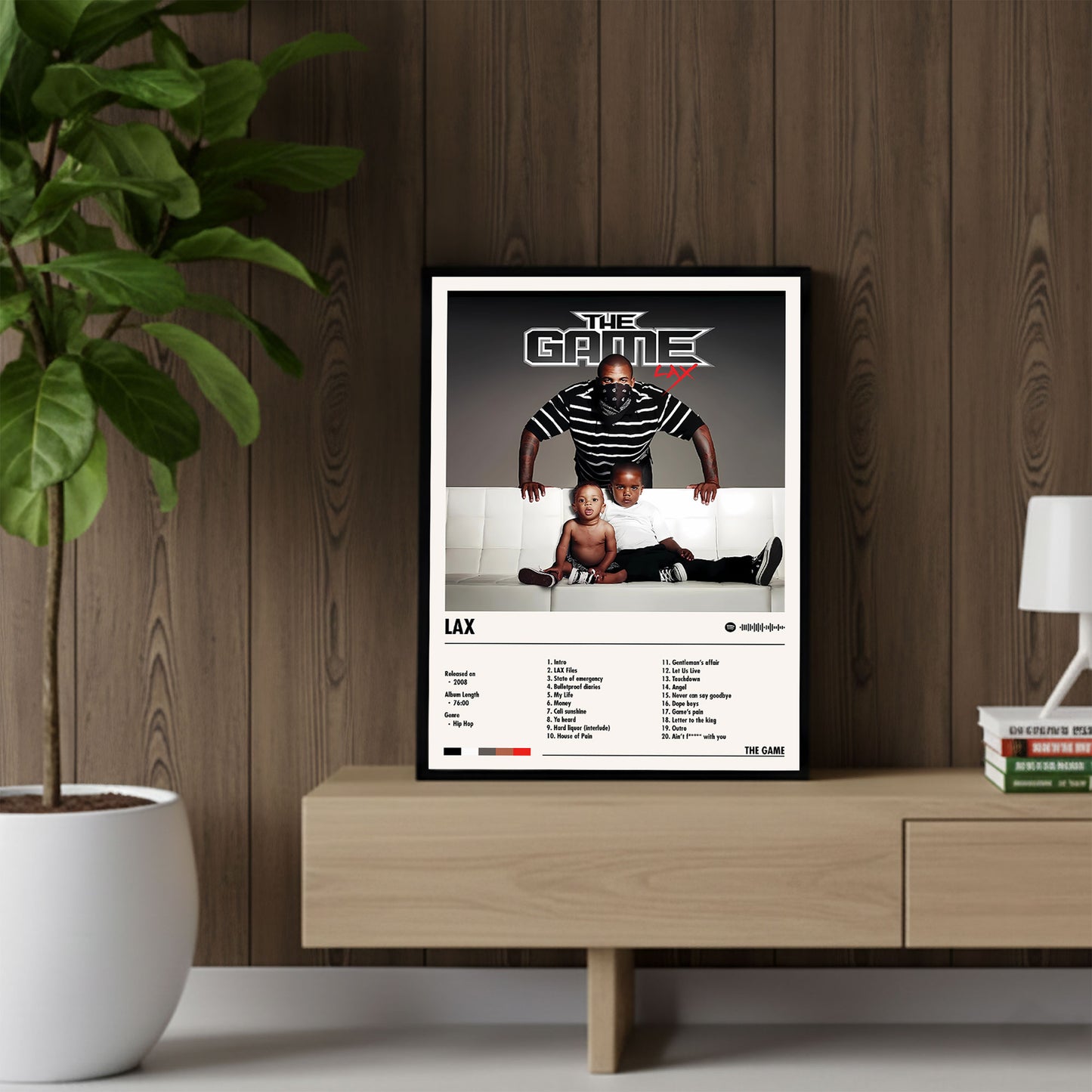 The Game "LAX" Album Decor Poster (Digital Download)