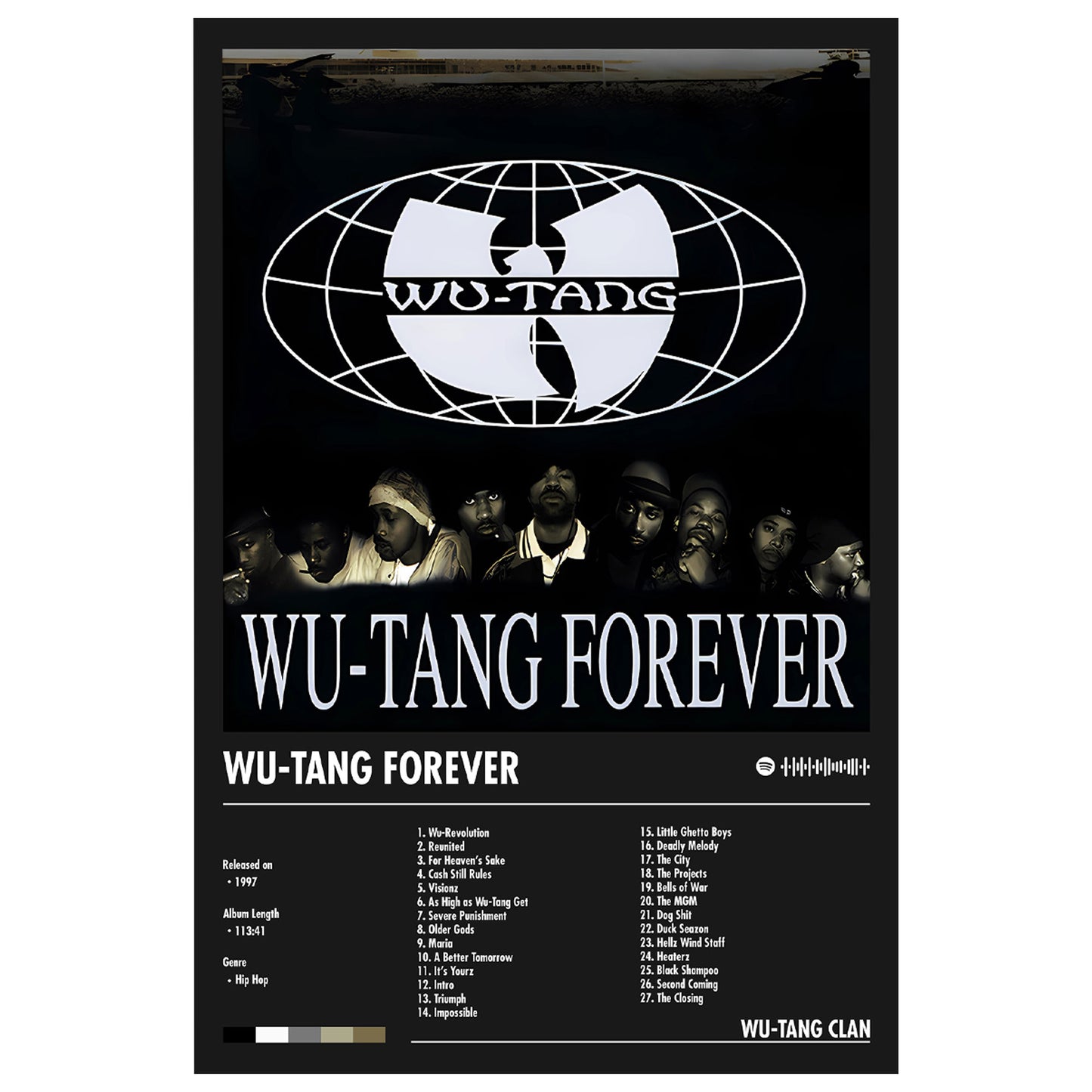 Wu-Tang Clan Album Decor Poster (Digital Download)