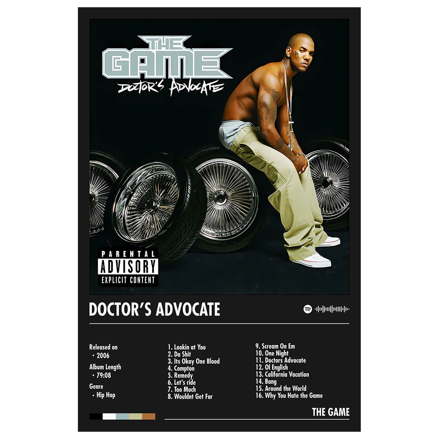 The Game "Doctor's Advocate" Album Decor Poster (Digital Download)